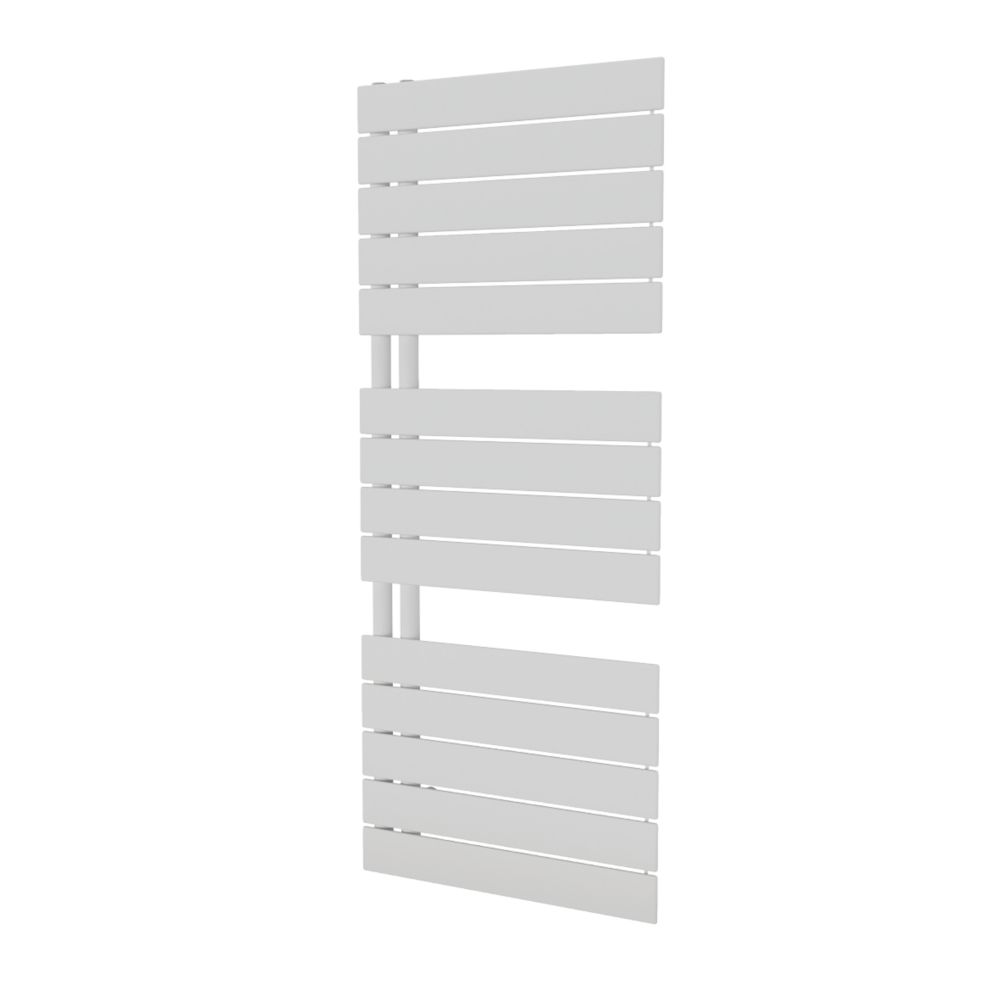 Image of Ximax Oceanus Open Designer Towel Radiator 1195mm x 500mm White 2109BTU 