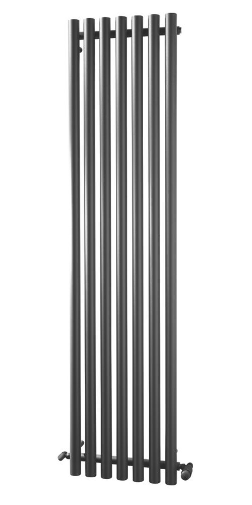 Image of Towelrads Mayfair Vertical Designer Radiator 1800mm x 435mm Anthracite 3273BTU 