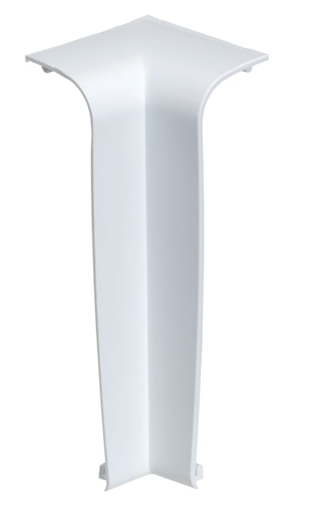 Image of Tower Internal Mini Skirting Trunking Bend 100mm x 25mm 2 Pack 