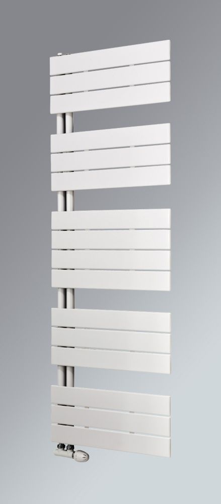 Image of Ximax Oceanus Open Designer Towel Radiator 1495mm x 600mm White 2866BTU 