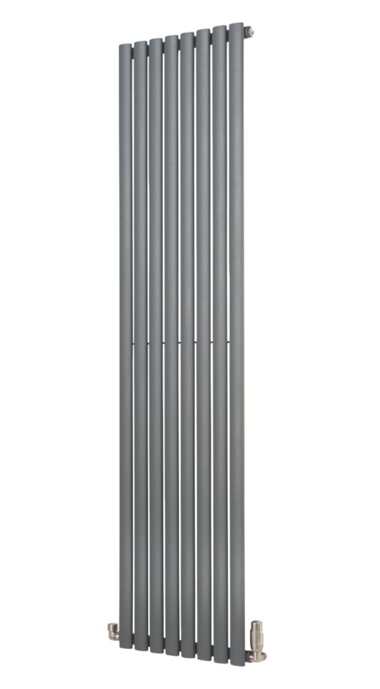 Image of Ximax Fortuna Designer Radiator 1800mm x 236mm Anthracite 1686BTU 