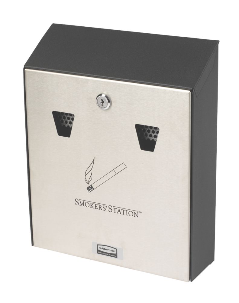 Image of Rubbermaid Wall-Mounted Cigarette Station 