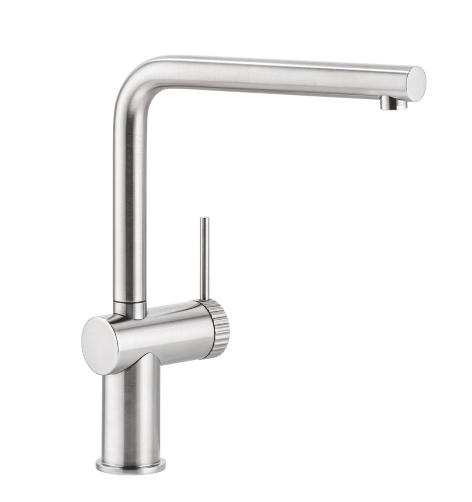Image of Abode Fraction Mono Mixer Kitchen Tap Brushed Nickel 