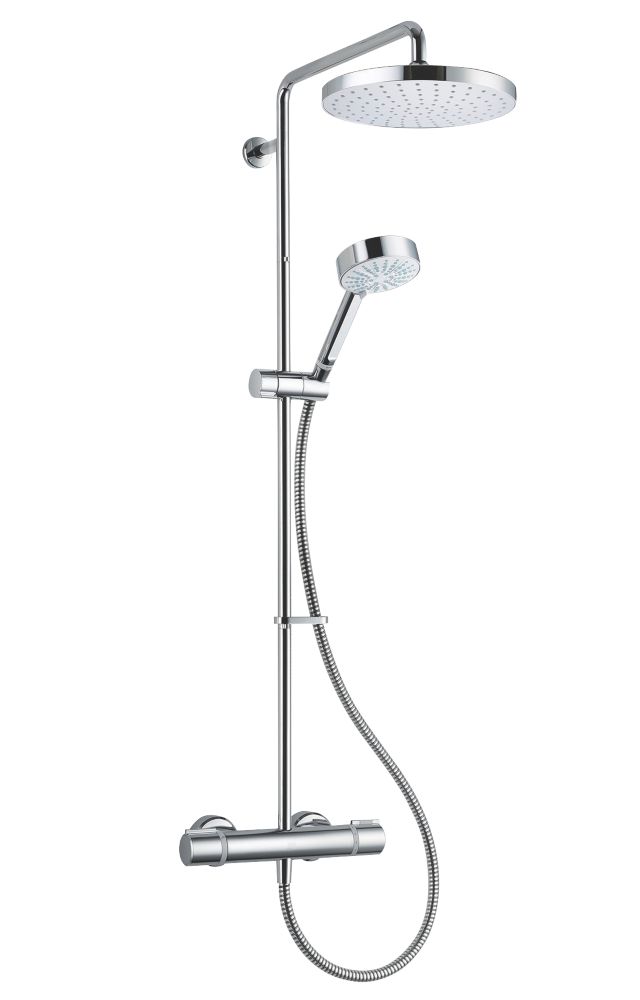 Image of Mira Atom ERD Rear-Fed Exposed Chrome Thermostatic Mixer Shower 