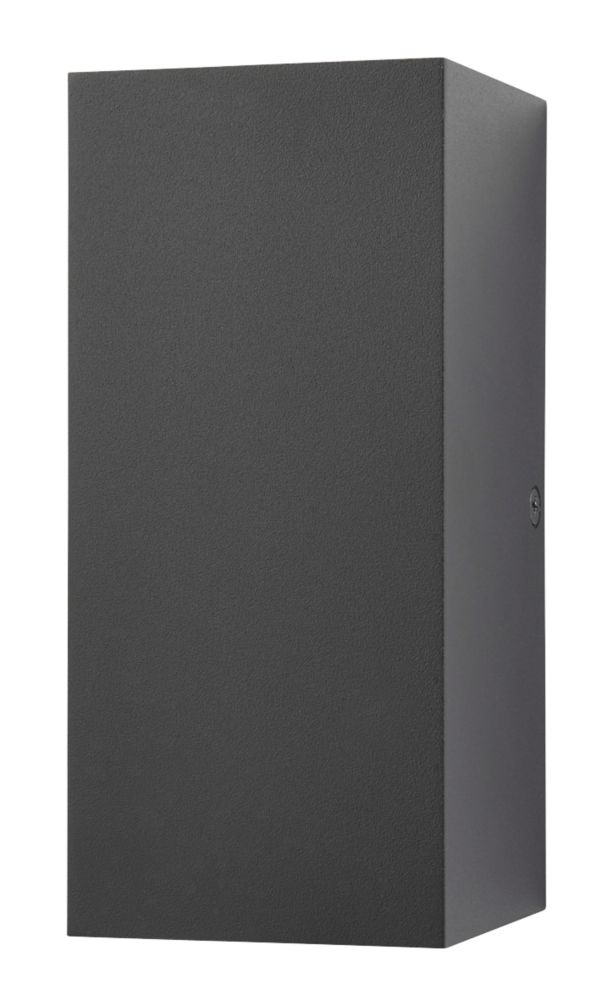 Image of LAP Outdoor LED Adjustable Up & Down Wall Light Matt Black 12.5W 610lm 