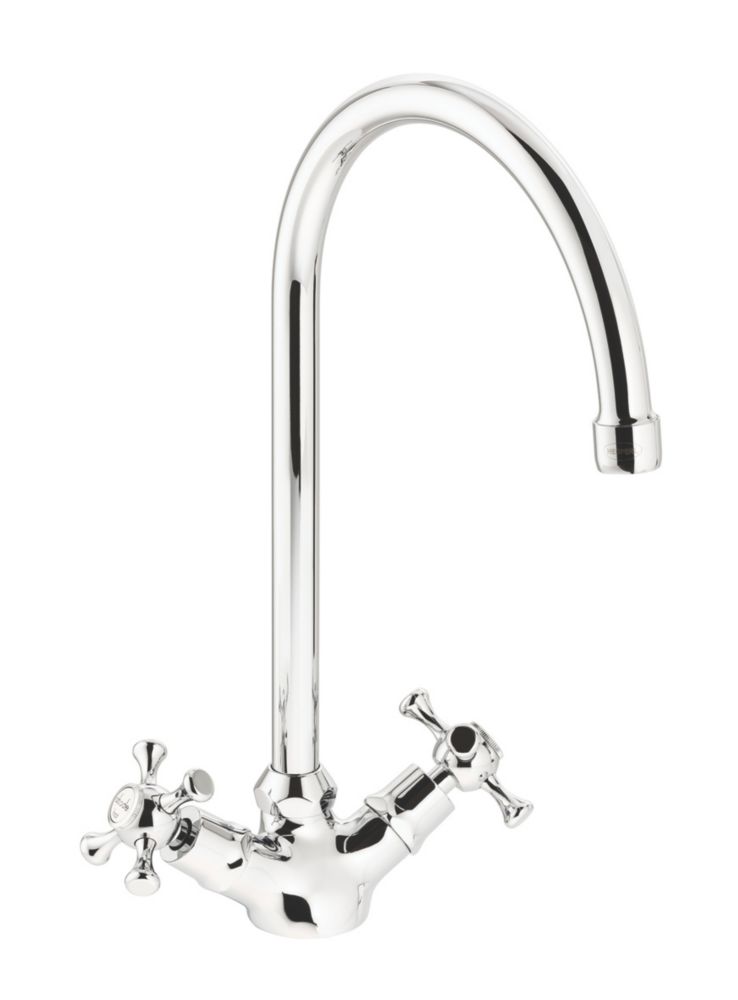 Image of Abode Burford Mono Kitchen Sink Mixer Chrome 
