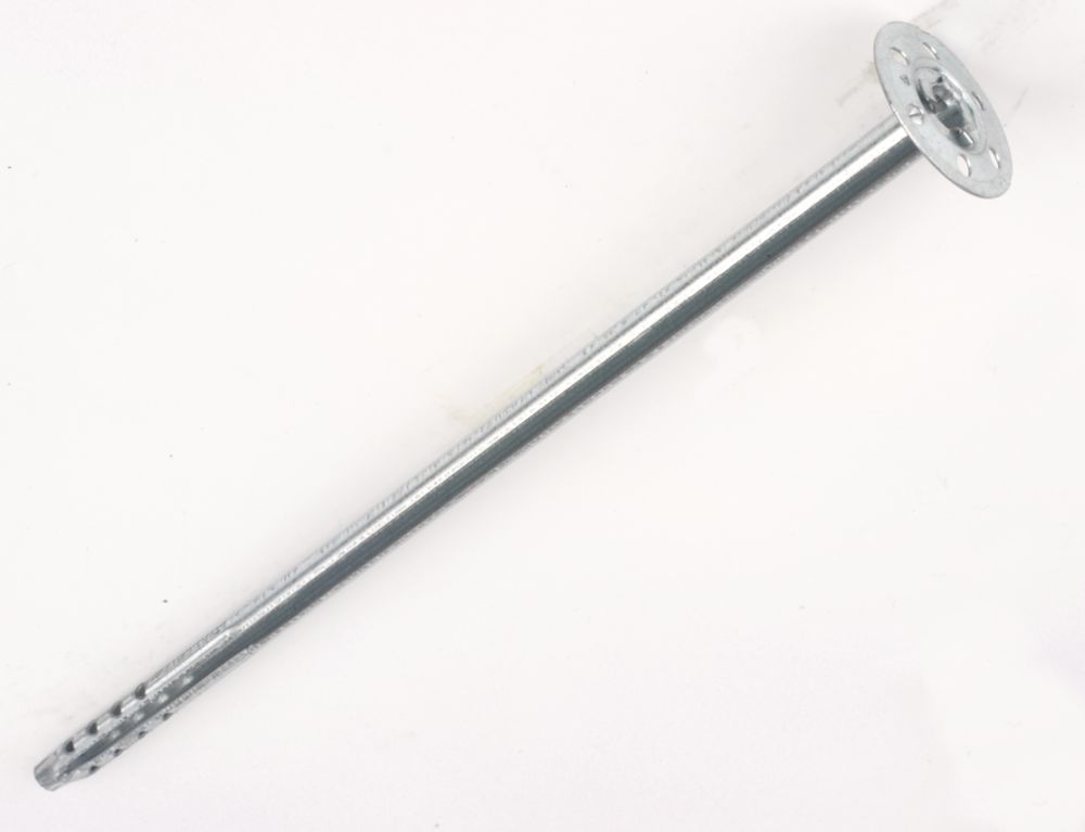 Image of Rawlplug Fire Rated Zinc-Plated Insulation Facade Fixings 250mm x 8mm 125 Pack 