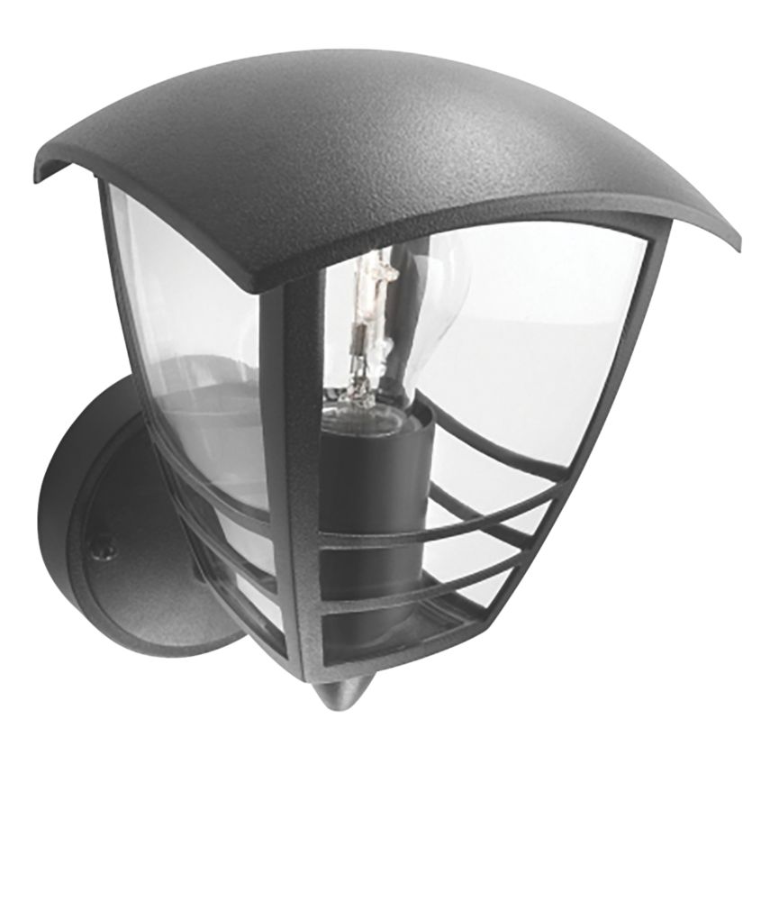 Image of Philips Creek Outdoor Up Wall Light Black 
