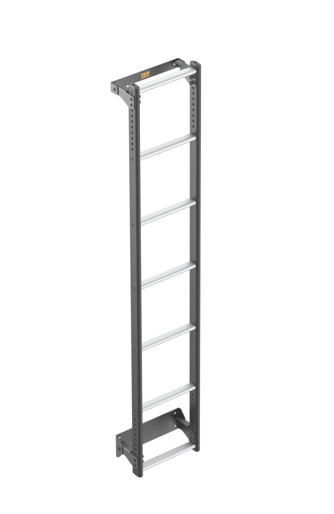 Image of Van Guard VGL7-05 Citroen Relay 2006 on 7-Treads ULTI Ladder Rear Door Ladder for H2, H3 1860mm 