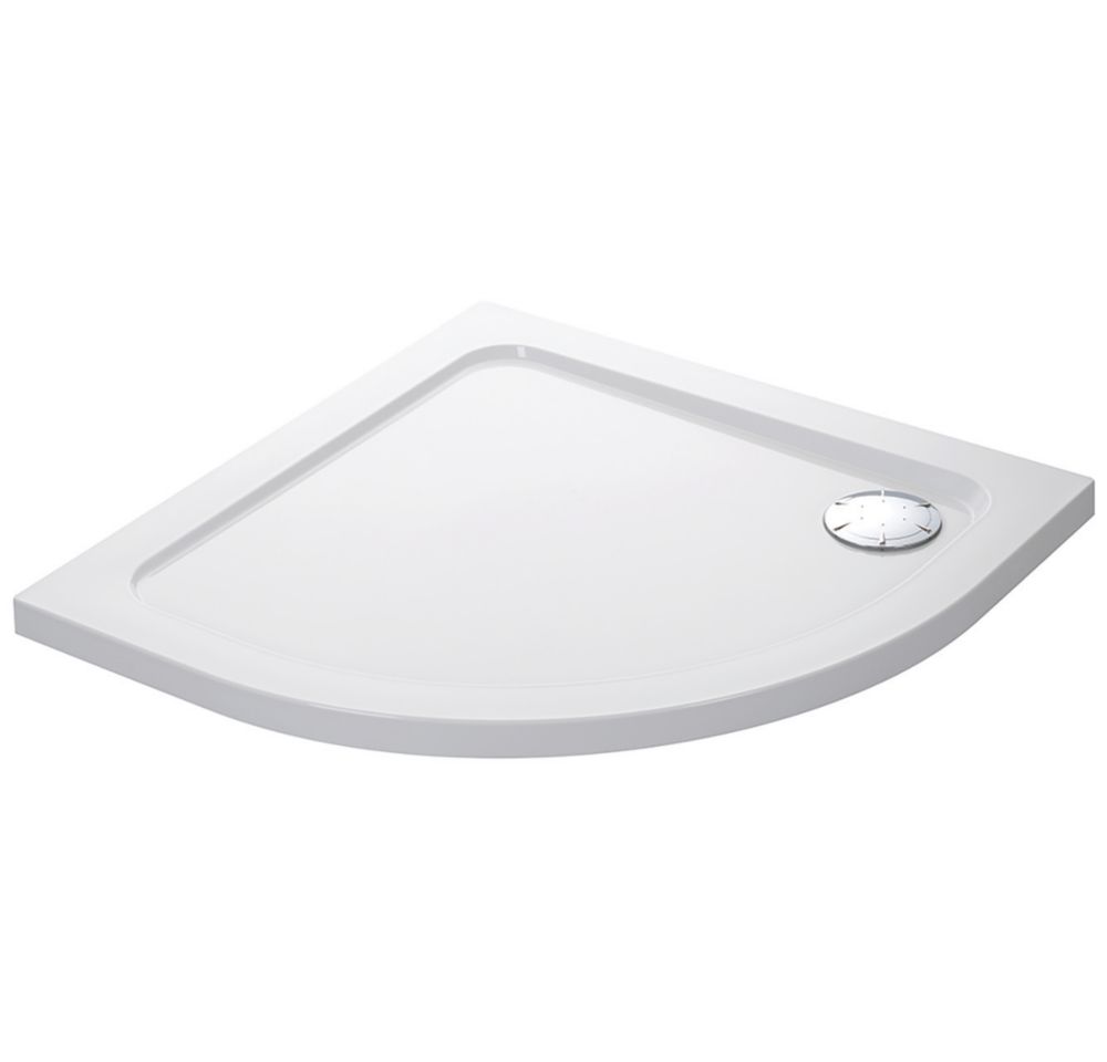 Image of Mira Flight Low Quadrant Shower Tray White 900mm x 900mm x 40mm 