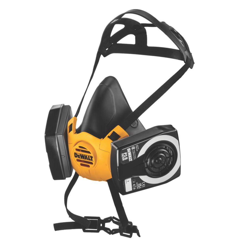 Image of DeWalt Medium Medium Half Mask Respirator with P3 Filters P3 