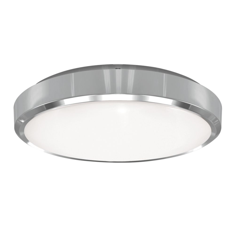 Image of 4lite LED Wall/Ceiling Light Chrome 18W 1847lm 