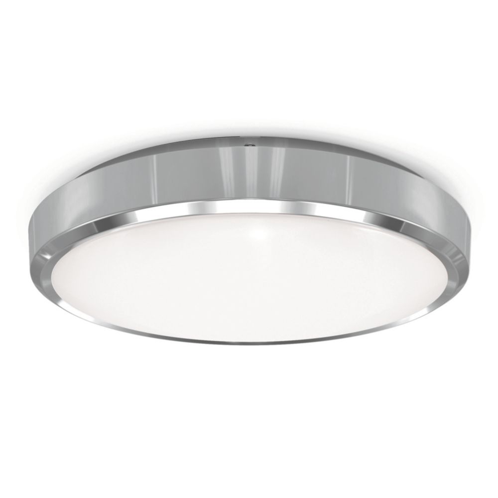 Image of 4lite LED Wall/Ceiling Light Chrome 18W 1847lm 