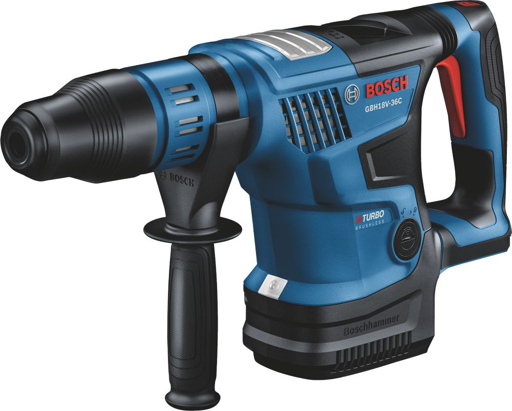 Image of Bosch GBH 18V-36 C 5.1kg 18V Li-Ion Coolpack Brushless Cordless BITURBO Rotary Hammer Drill with SDS Max - Bare 