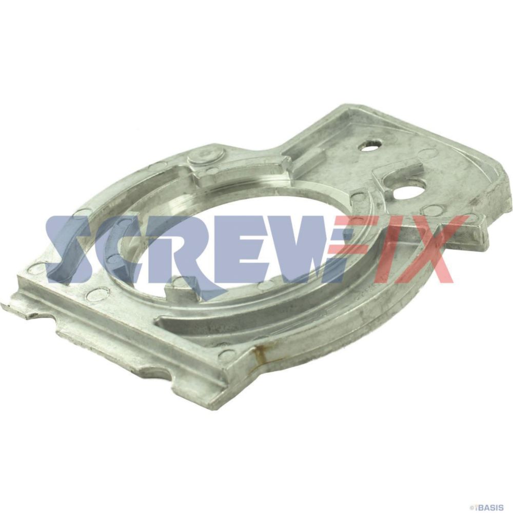 Image of Worcester Bosch 87161064710 AIR/GAS MANIFOLD CLAMP PLATE 