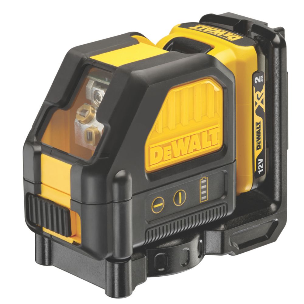 Image of DeWalt DCE088D1R-GB 12V 1 x 2.0Ah Li-Ion XR Red Self-Levelling Cross-Line Laser Level 