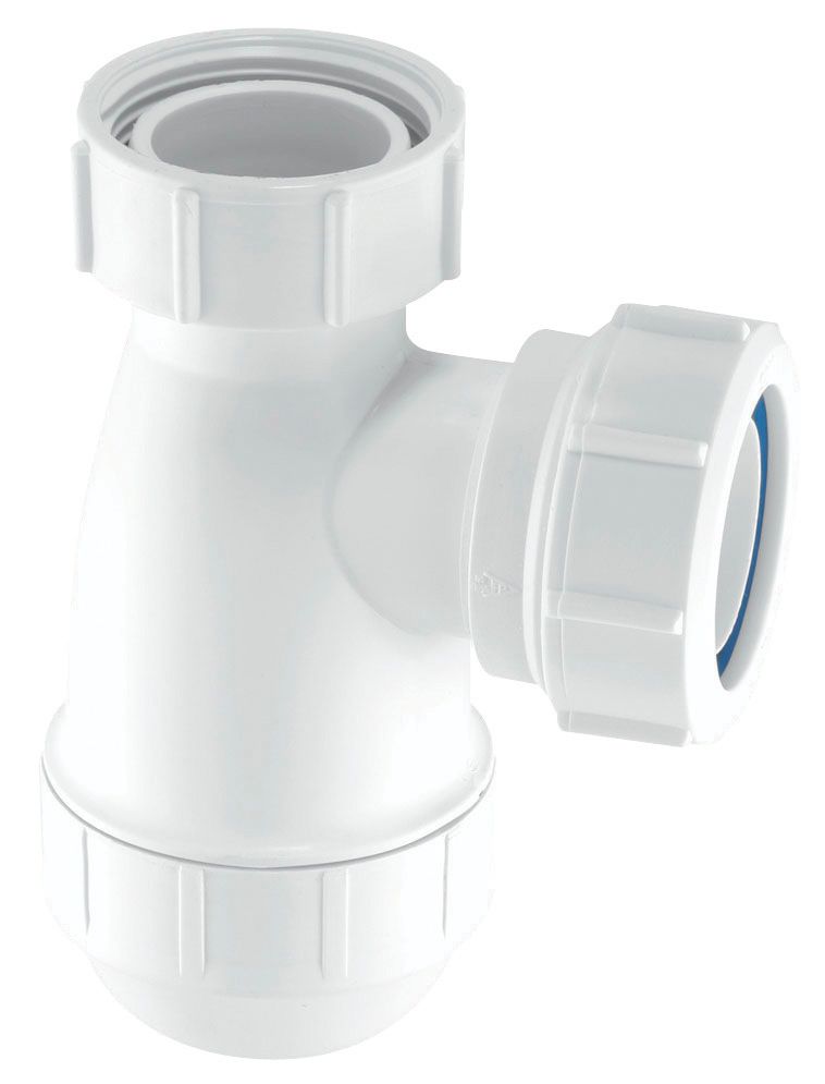 Image of McAlpine Basin Bottle Trap White 32mm 