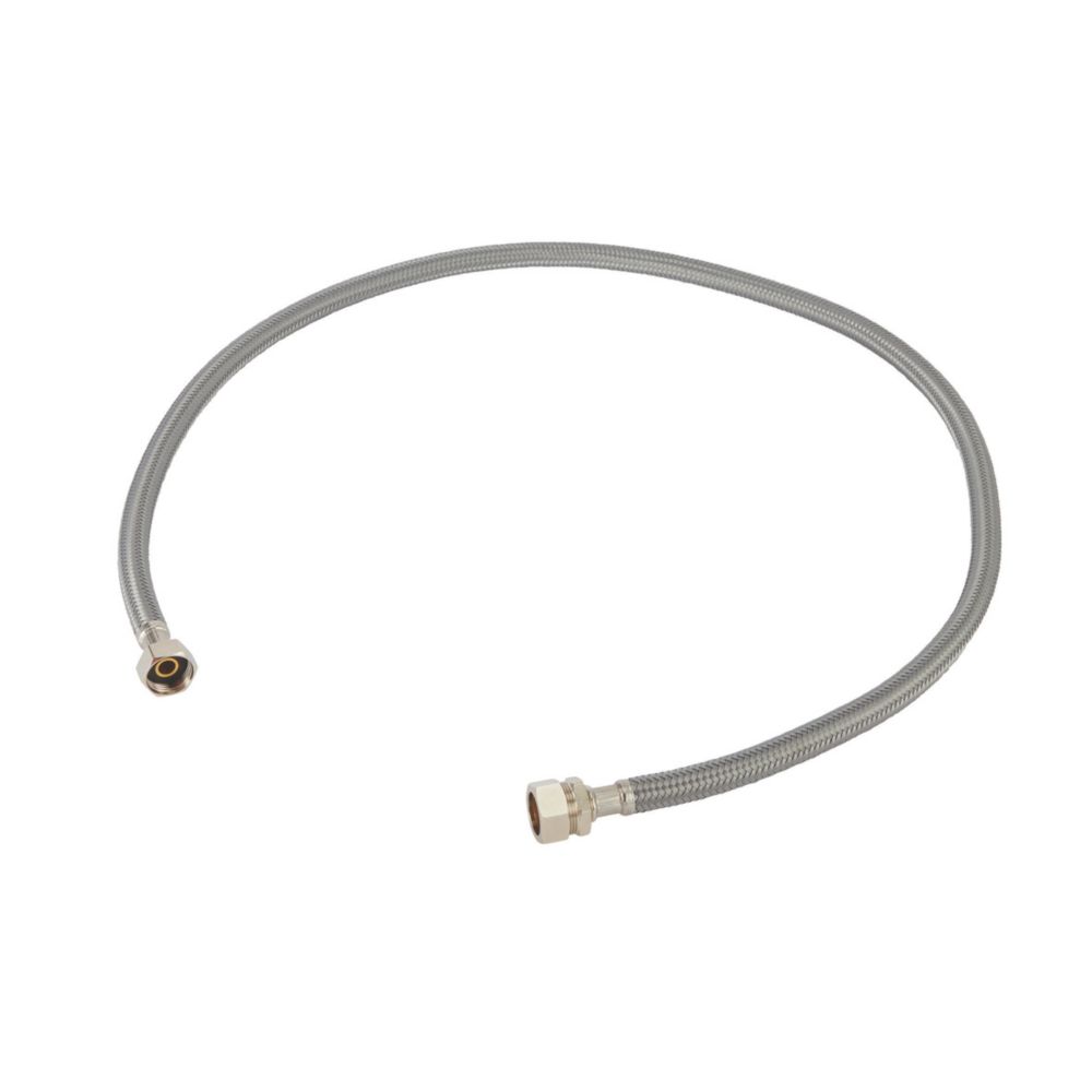 Image of Flomasta Straight Flexible Compression Hose 22mm x 3/4" x 1500mm 