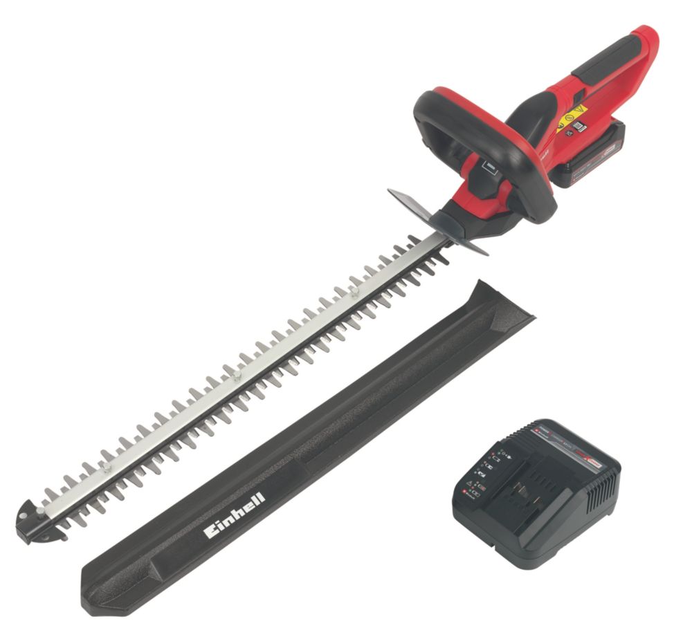 Image of Einhell GC-CH 1855/1 Li Kit 55cm 18V 1 x 2.5Ah Li-Ion Power X-Change Cordless Hedge Trimmer 