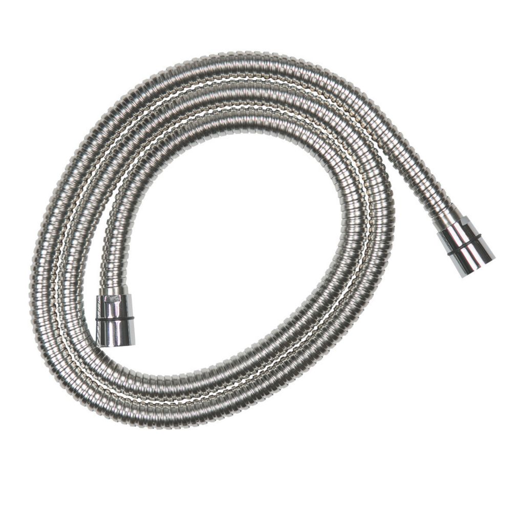 Image of Croydex Shower Hose Chrome 11mm x 1.75m 