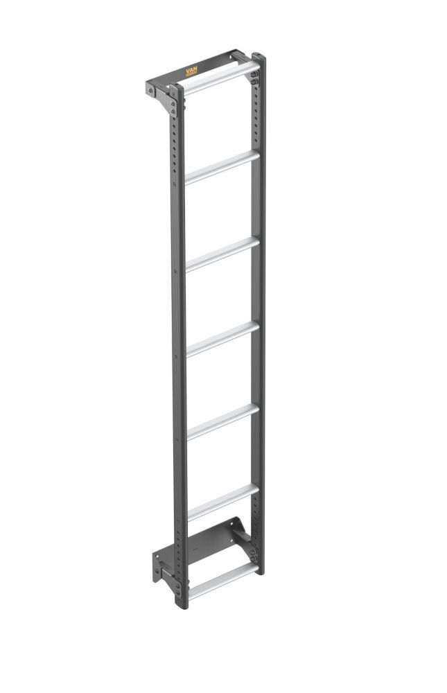 Image of Van Guard VGL7-05 Vauxhall Movano 2022 on 7-Treads ULTI Ladder Rear Door Ladder for H2, H3 1860mm 