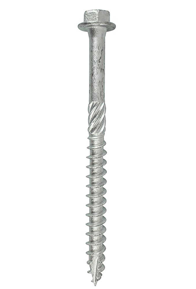 Image of Timco Hex Socket Thread-Cutting Timber Screws 6.7mm x 100mm 25 Pack 