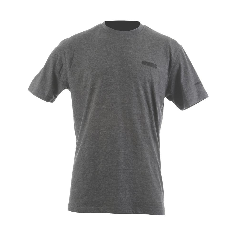 Image of DeWalt Typhoon Short Sleeve T-Shirt Black / Grey Large 42-44" Chest 