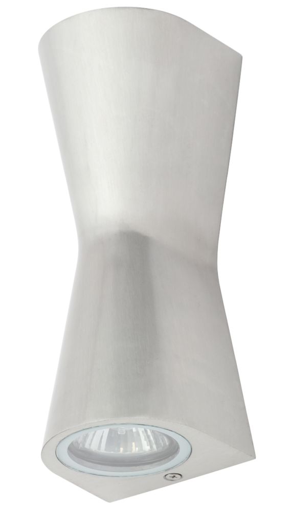 Image of Coast Skye Outdoor Wall Light Brushed Aluminum 