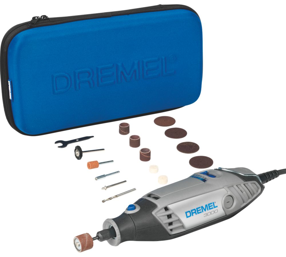 Image of Dremel 3000 Series 130W Electric Multi-Tool Kit 240V 16 Pieces 