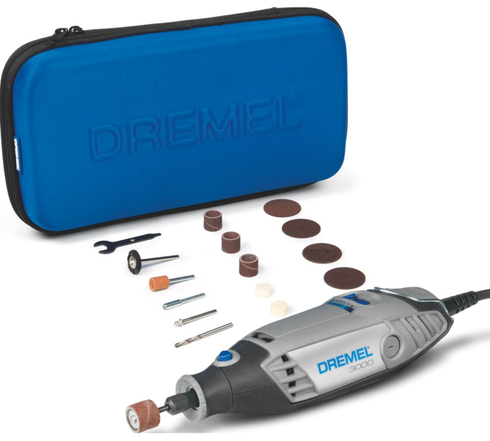 Image of Dremel 3000 Series 130W Electric Multi-Tool Kit 240V 16 Pieces 
