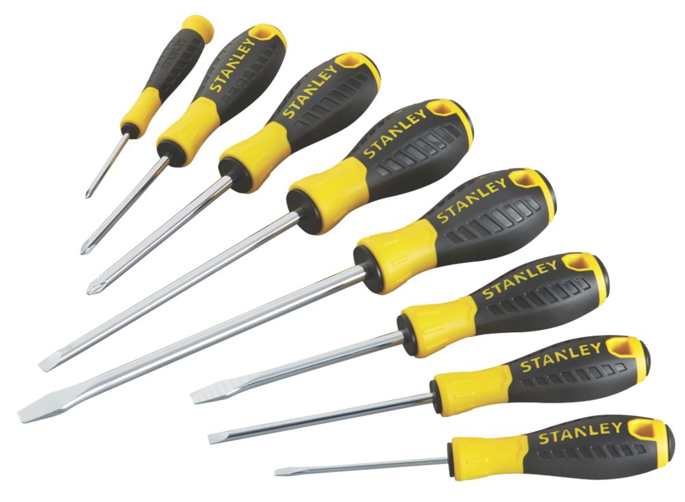 Image of Stanley Mixed Screwdriver Set 8 Pcs 