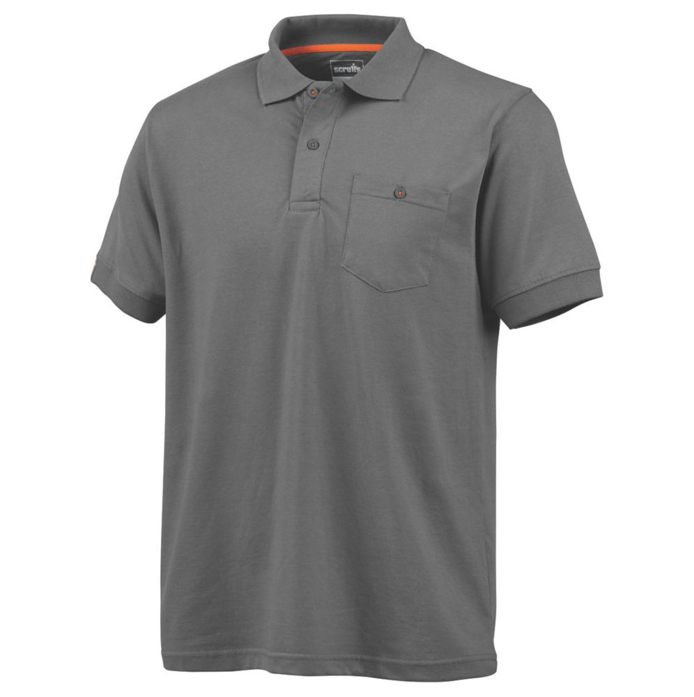 Image of Scruffs Worker Polo Graphite Medium 43" Chest 