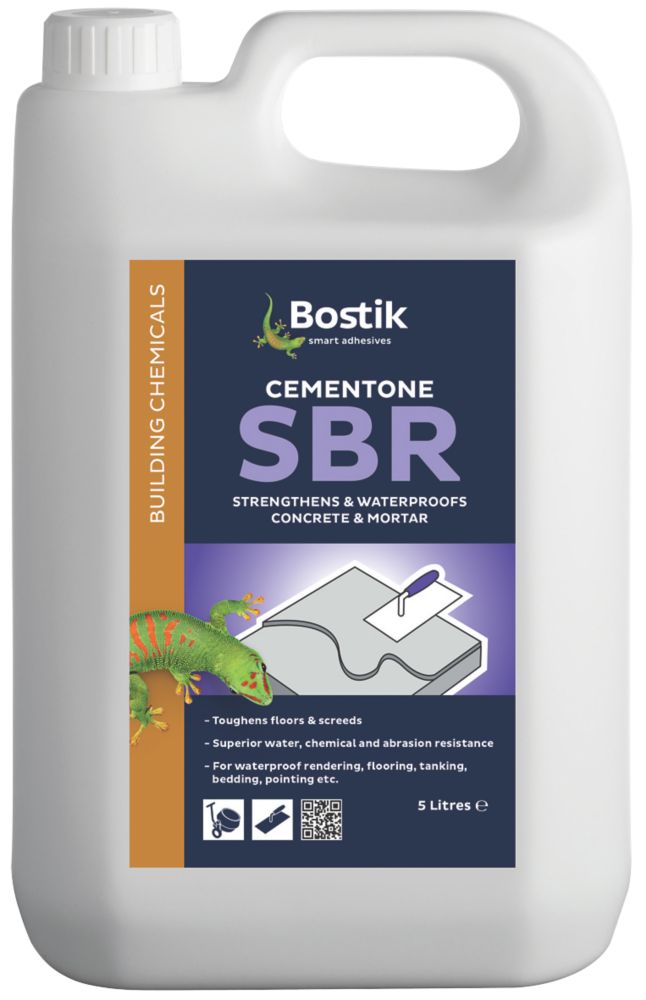 Image of Bostik SBR Admixture White 5Ltr 