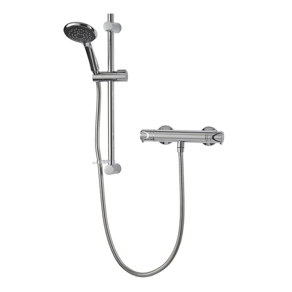 Image of Triton Benito Rear-Fed Exposed Chrome Thermostatic Mixer Shower 