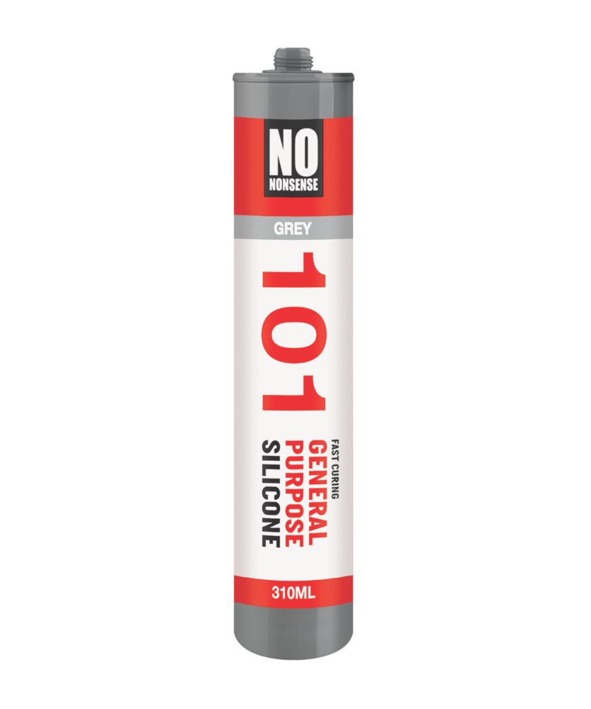 Image of No Nonsense General Purpose Silicone Sealant Grey 310ml 
