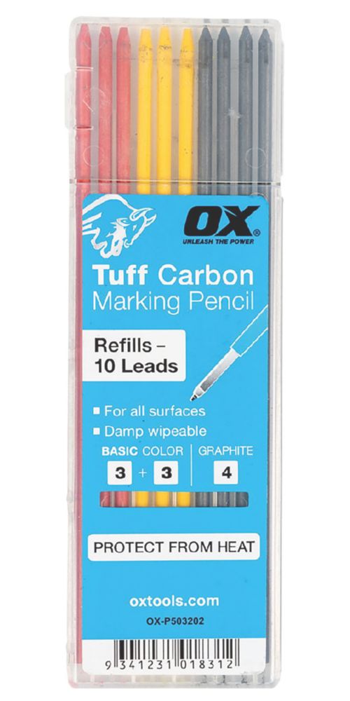 Image of OX Mixed Colour & Graphite Lead Replacements 10 Pack 