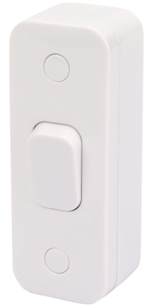 Image of Schneider Electric Lisse 10AX 1-Gang 2-Way Rocker Switch White 