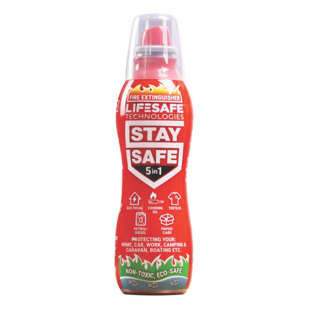 Image of LifeSafe Technologies StaySafe 5-in-1 Bottle Fire Extinguisher 200ml 