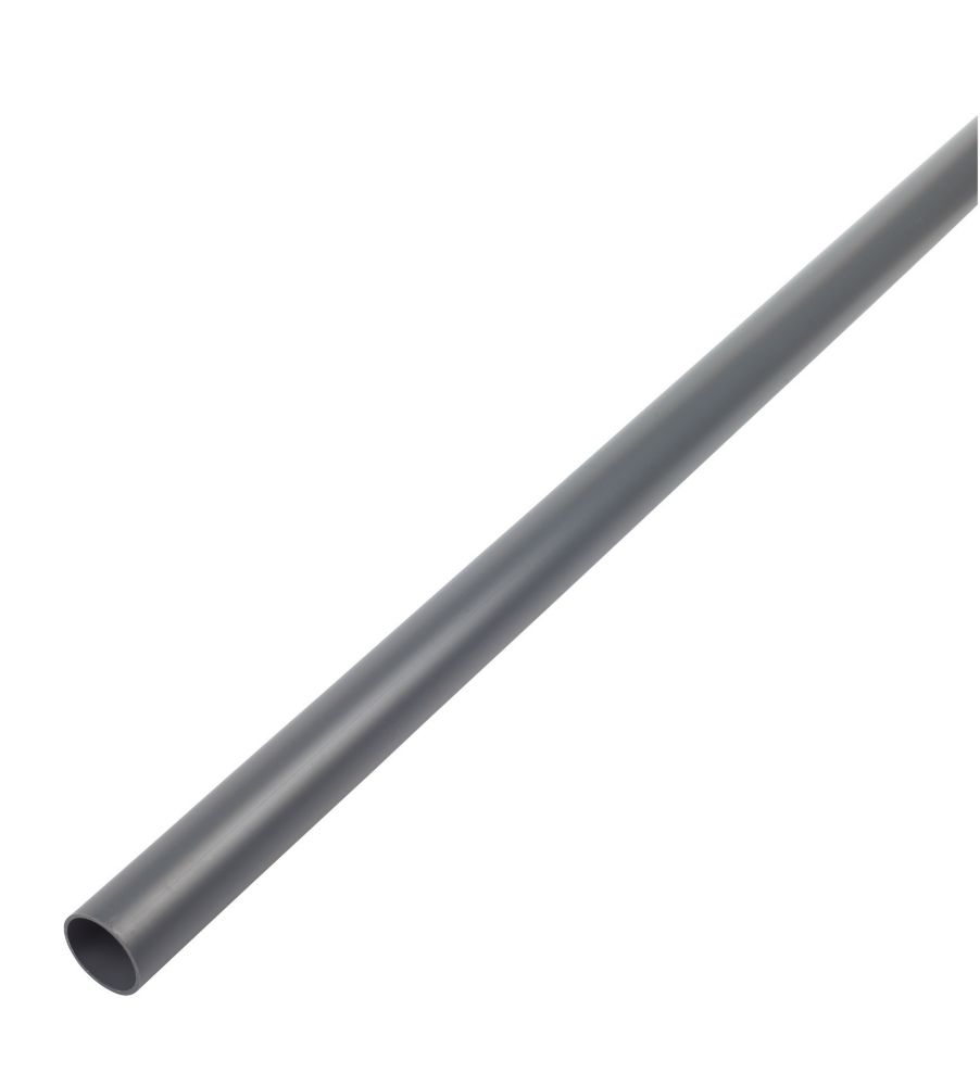 Image of FloPlast Solvent Weld Waste Pipe Grey 40mm x 3m 