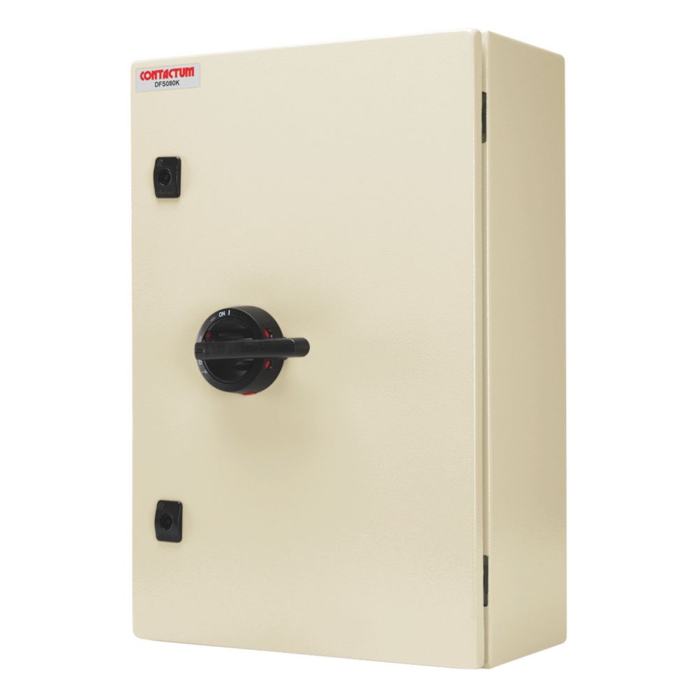 Image of Contactum DFS080K 80A 3P+N+E Fused 3-Phase Enclosed Switch Fuse 