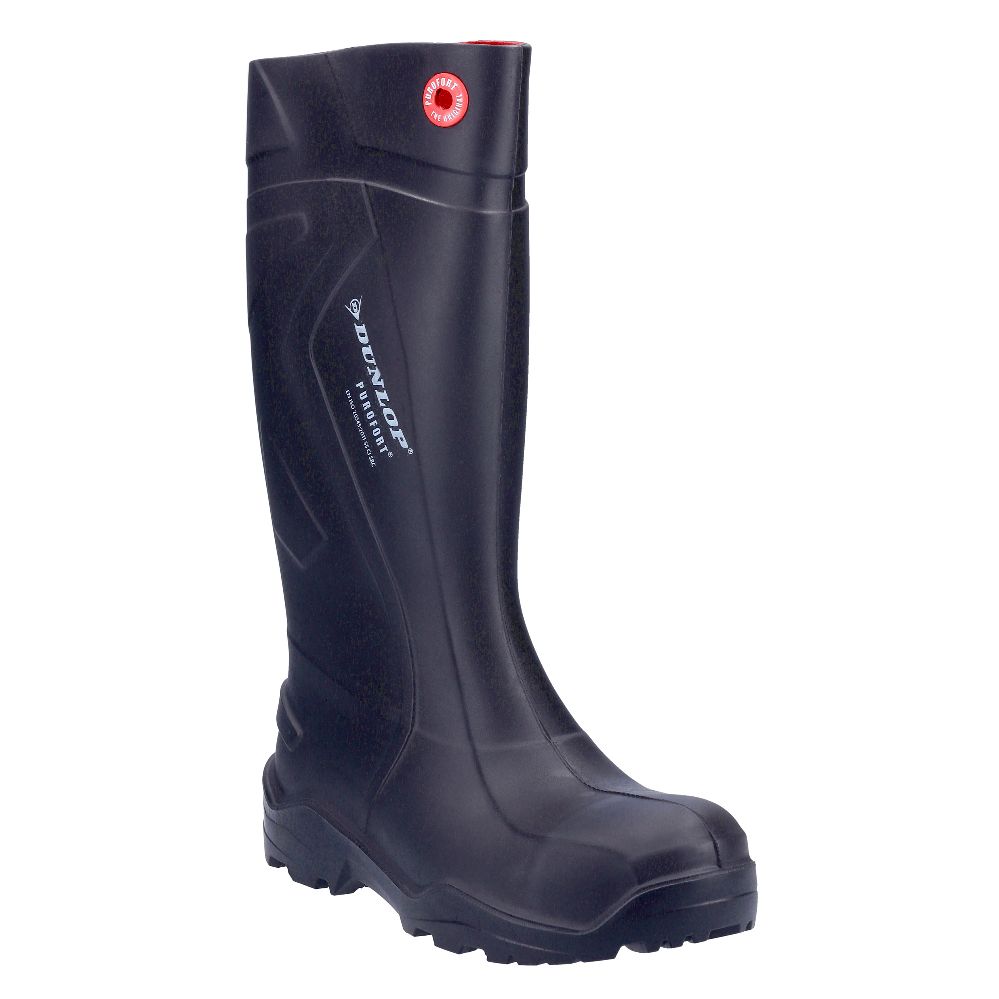 Image of Dunlop Purofort+ Safety Wellies Black Size 14 