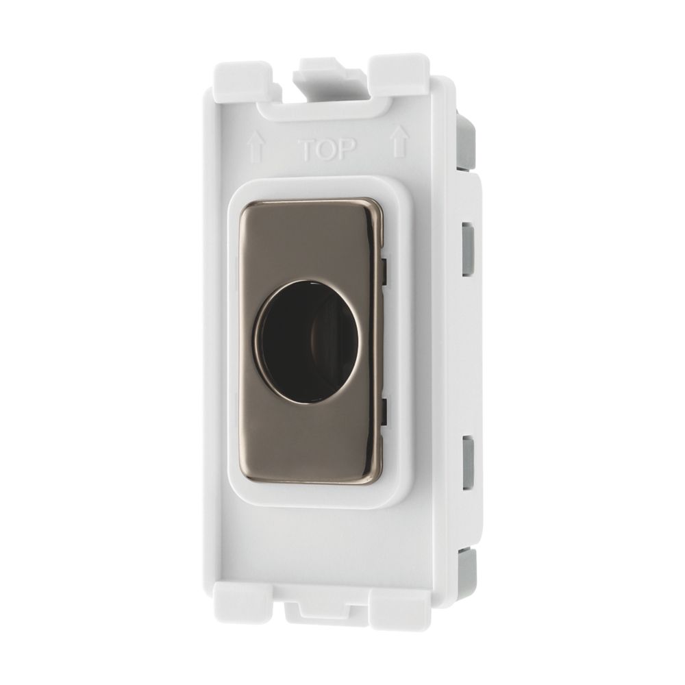Image of British General Grid Brush Flex Outlet Black Nickel 