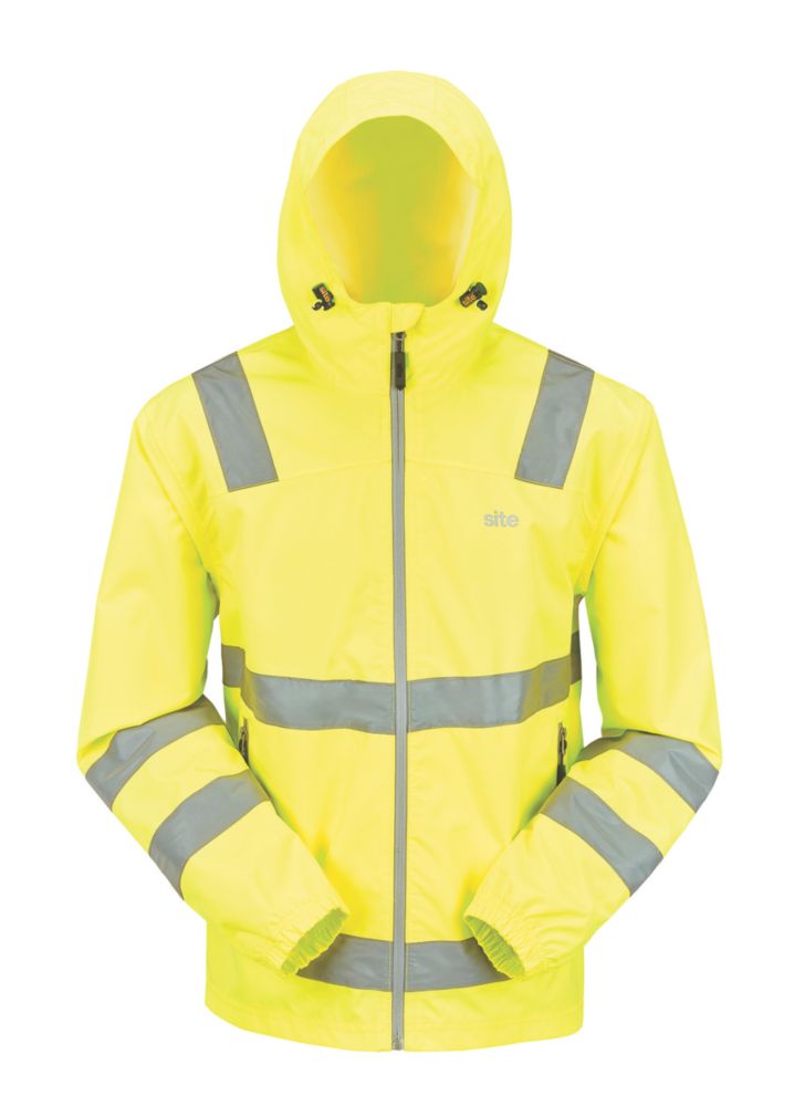 Image of Site Harvell Hi-Vis Lightweight Jacket Yellow X Large 52" Chest 