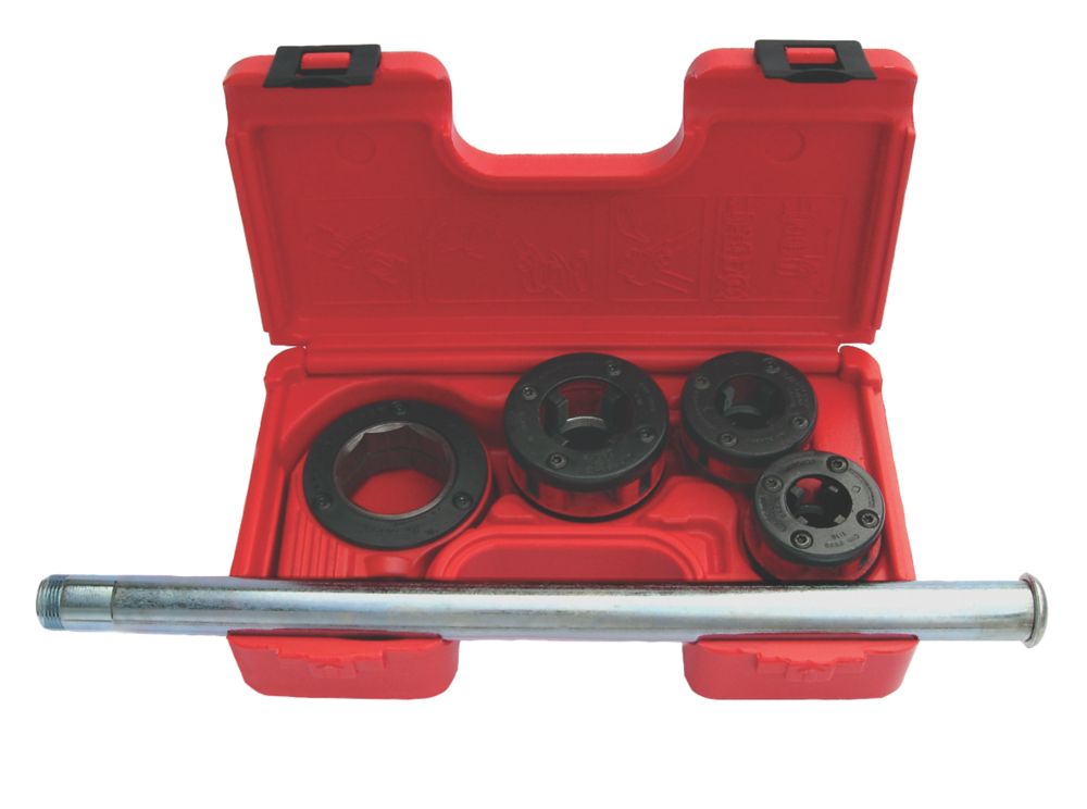 Image of Rothenberger 12.7 mm - 25.4mm Ratchet Threader Set 3 Piece Set 