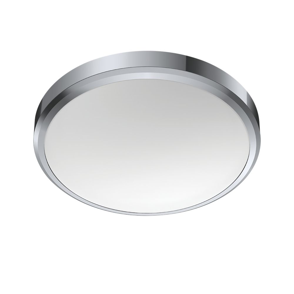 Image of Philips Doris LED Ceiling Light Chrome 17W 1700lm 