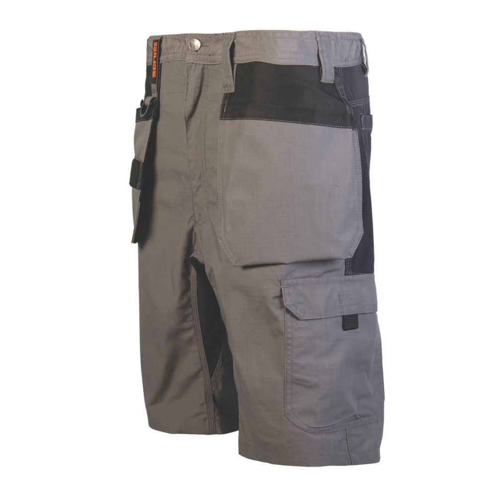 Image of Scruffs Trade Flex Holster Work Shorts Graphite 34" W 