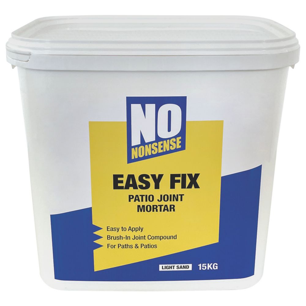 Image of No Nonsense Patio Jointing Mortar Light Sand 15kg 
