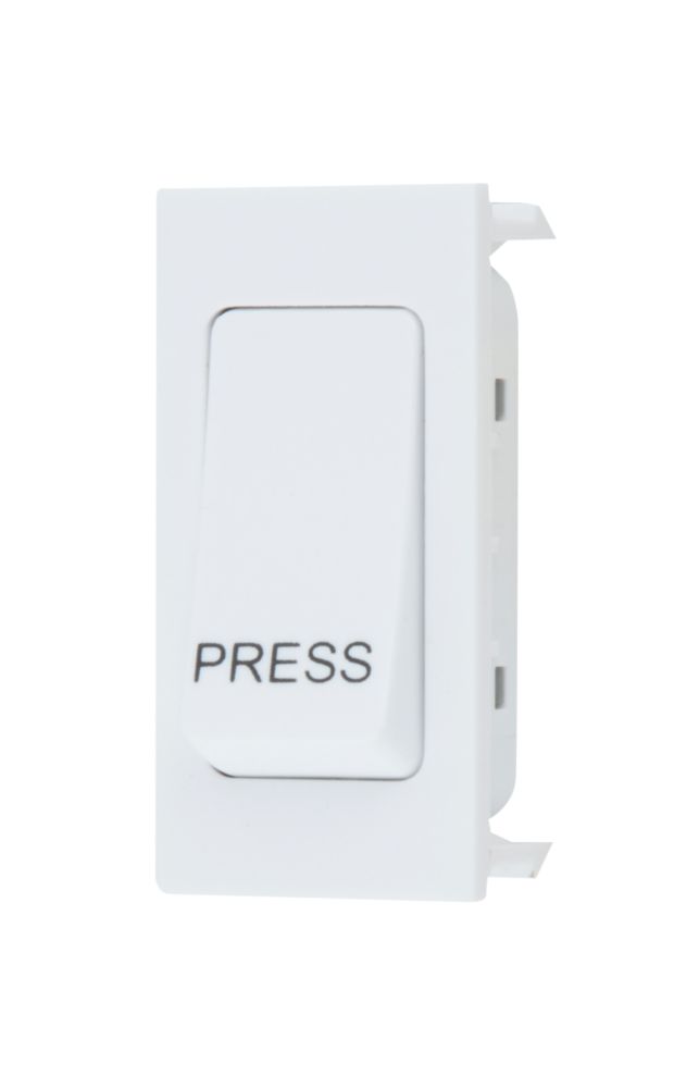 Image of LAP 16A 1-Way Modular Light Switch White 