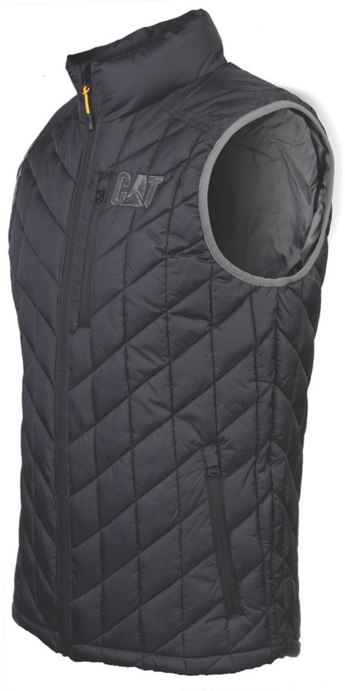 Image of CAT Insulated Body Warmer Black Charcoal Large 42-44" Chest 