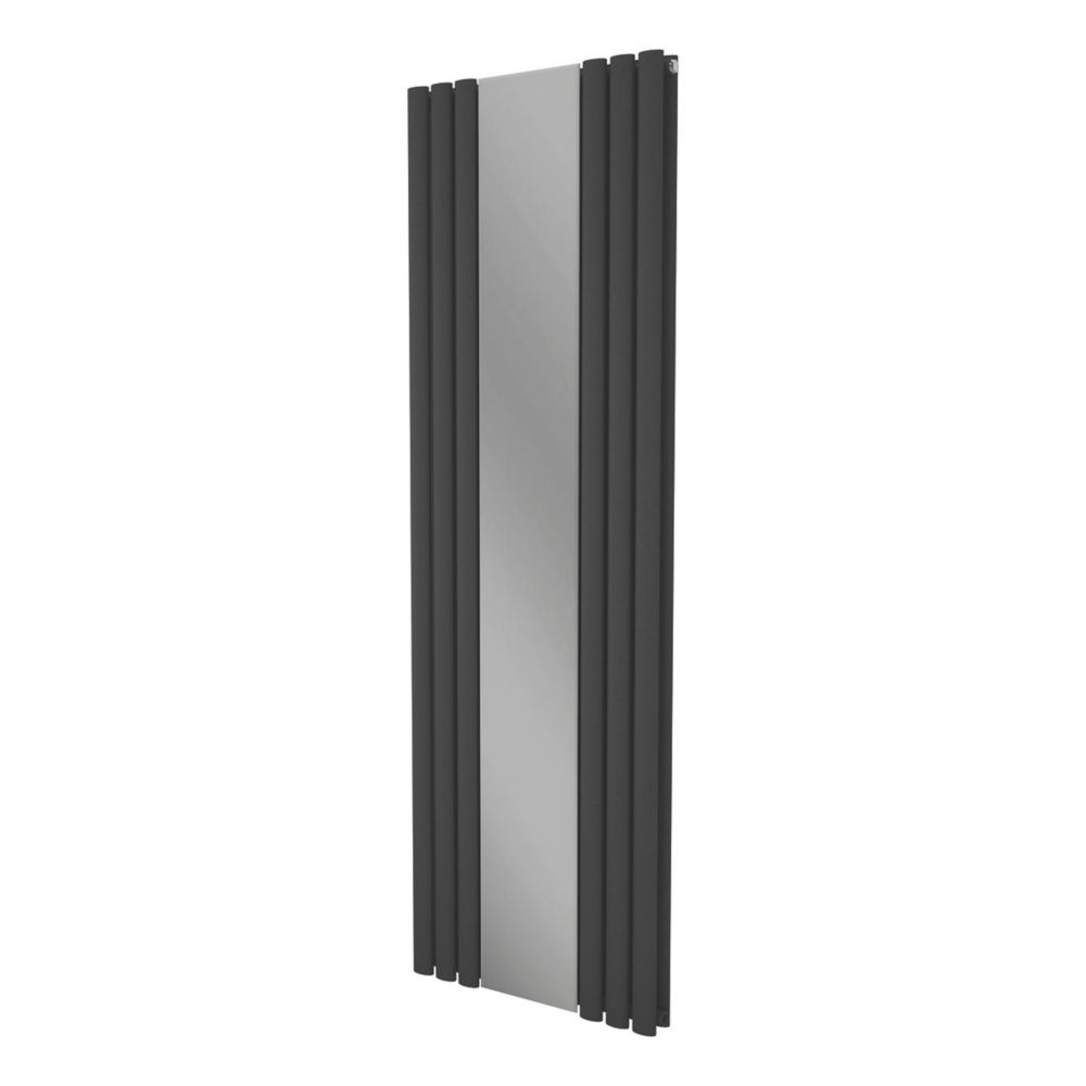 Image of Ximax Fortuna Mirror Duplex Designer Radiator 1800mm x 590mm Anthracite 4556BTU 